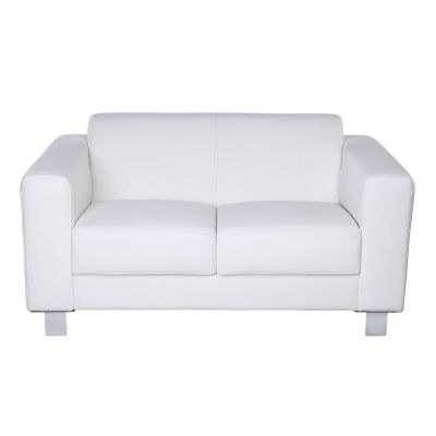Image of 5' White Cosmopolitan Loveseat